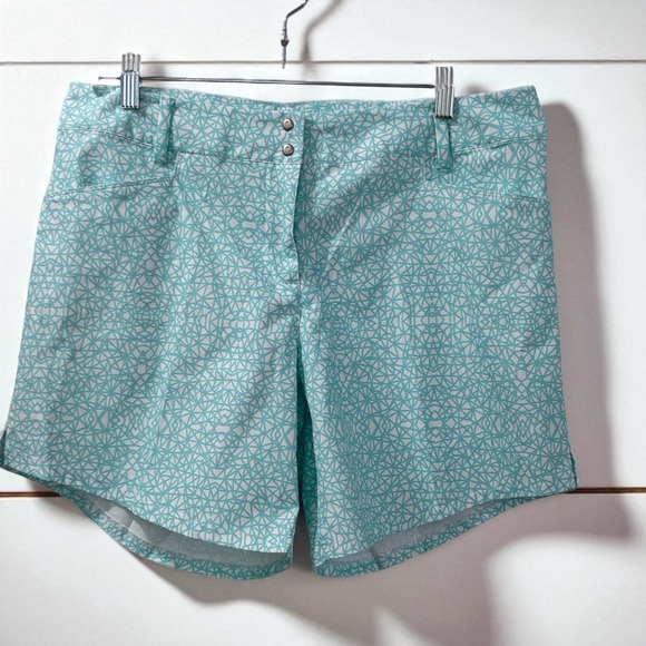 adidas Pants - Adidas Golf Shorts Geometric Print Lightweight Athletic Casual Size 12